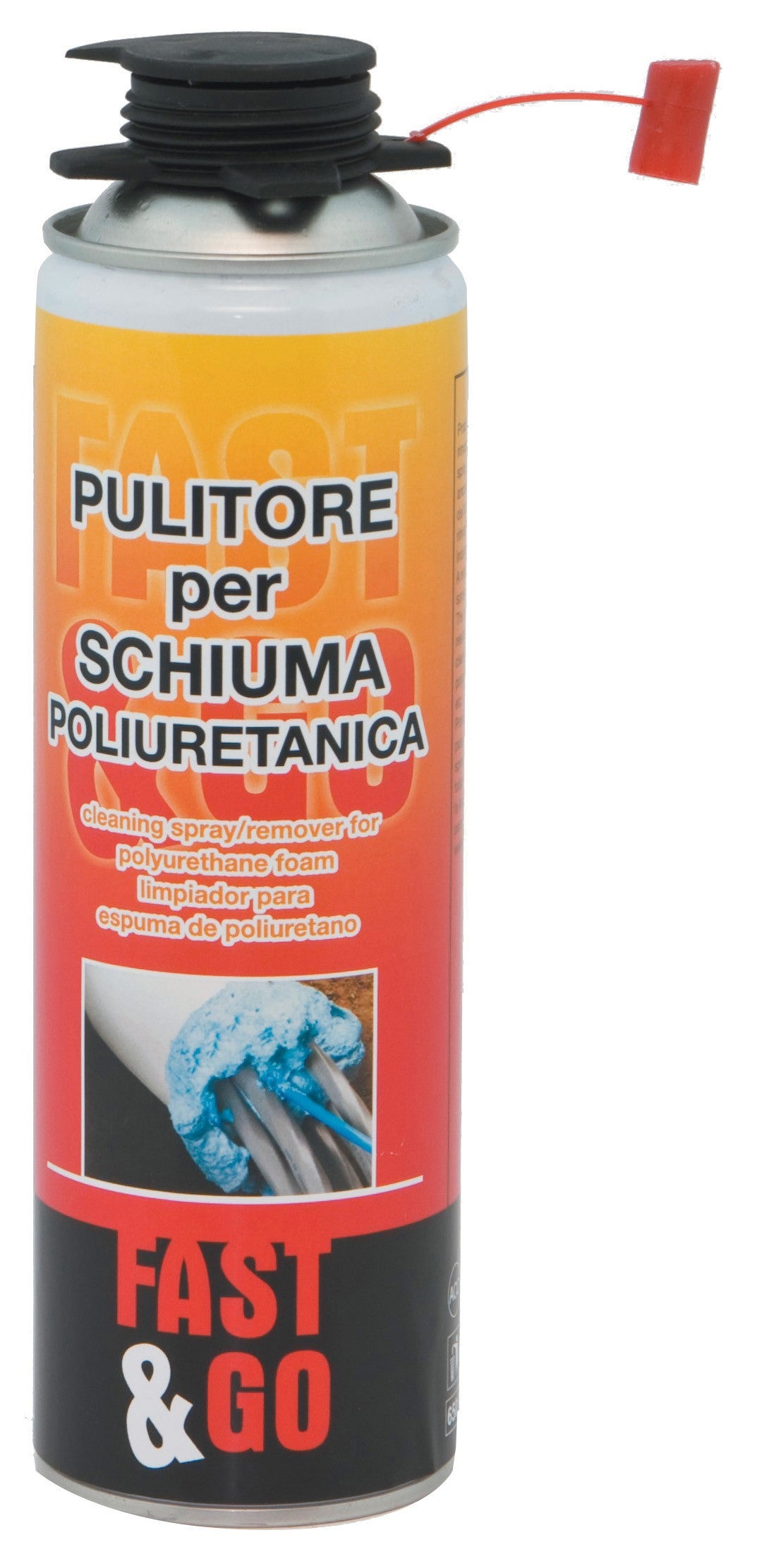 Fastgo solvente schiuma poliuretanica ml.500