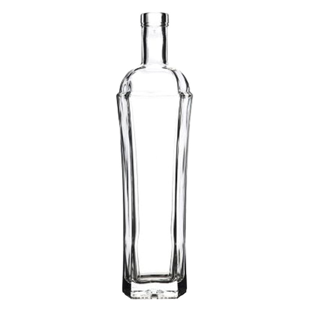 Bottiglia in vetro per distillati 'exagon' 500 ml - colore bianco