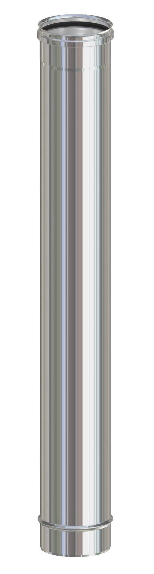 Tubo inox aisi 304 cm.100 d. 80  x pellet