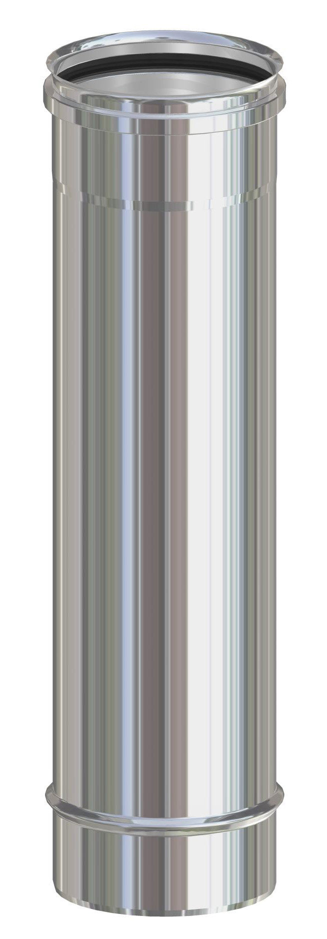 Tubo inox aisi 304 cm. 50 d. 80  x pellet
