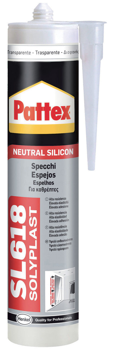 Silicone per specchi trasp.sl618 ml.300 HENKEL ITALIA