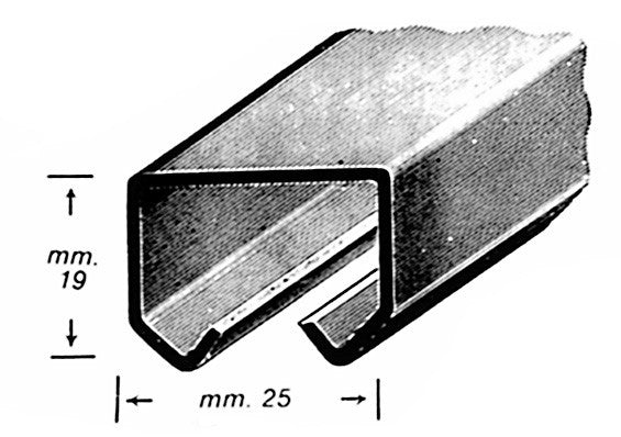 Omge binario acciaio zincato art.10.030 ml.3