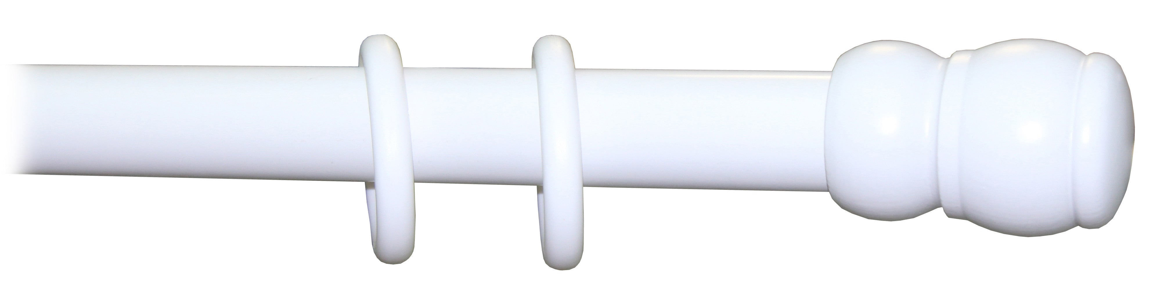 Bastone a strappo d 35 mm bianco 150 cm s/supp.