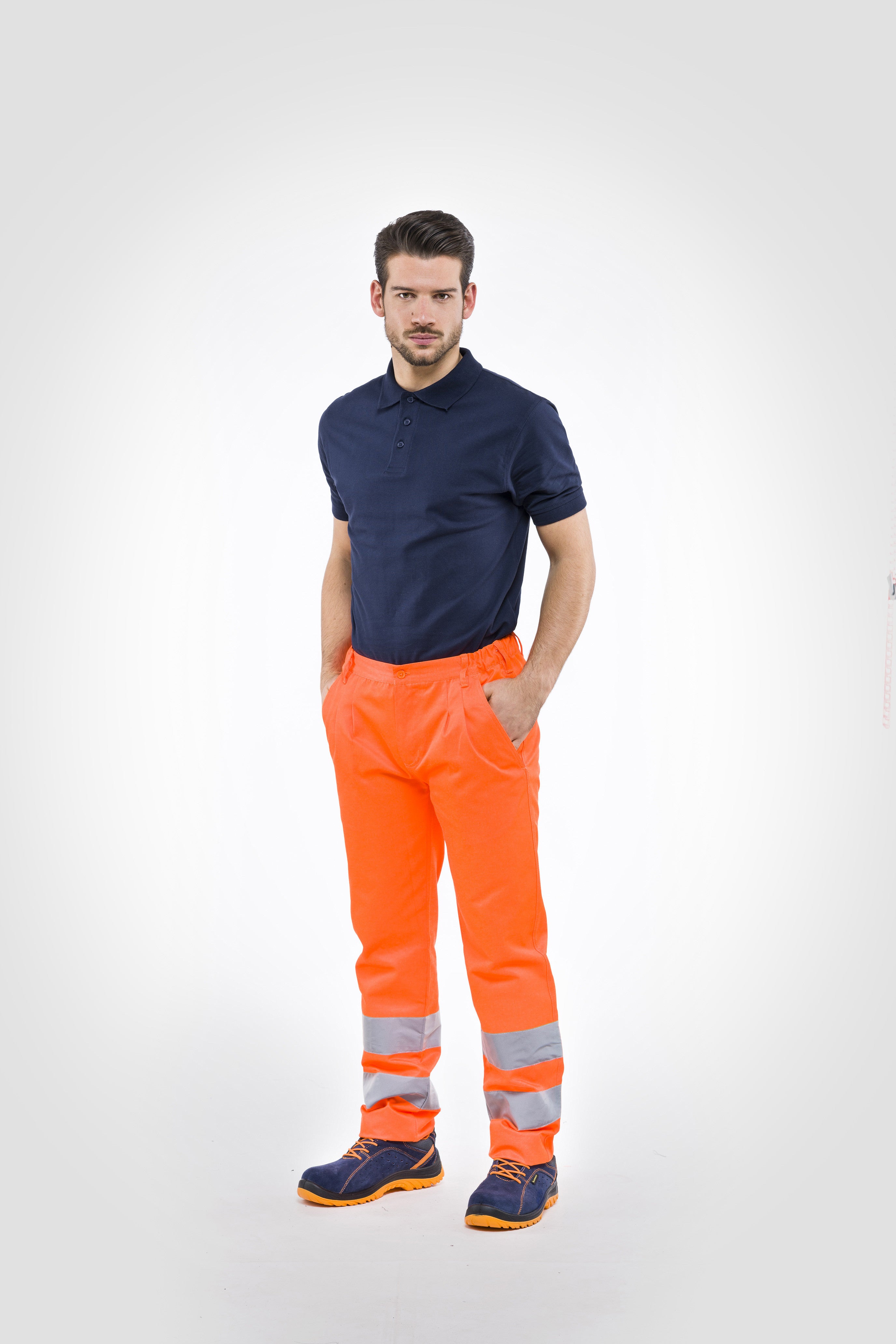 Pantalone alta visibilit arancio tg. xl