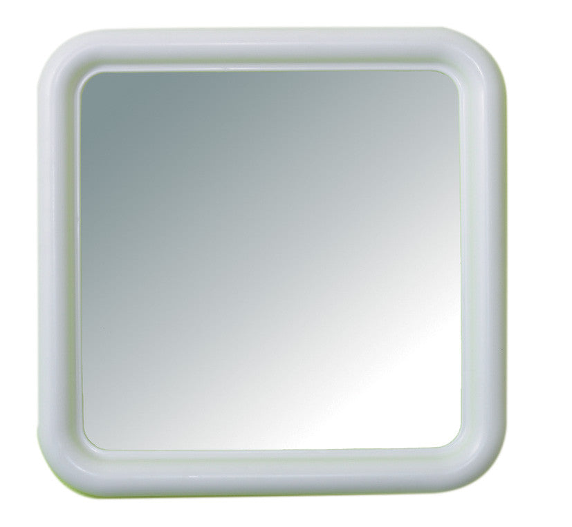 Specchio mod. silvia bianco cm.50x50 a.328* SIGLA