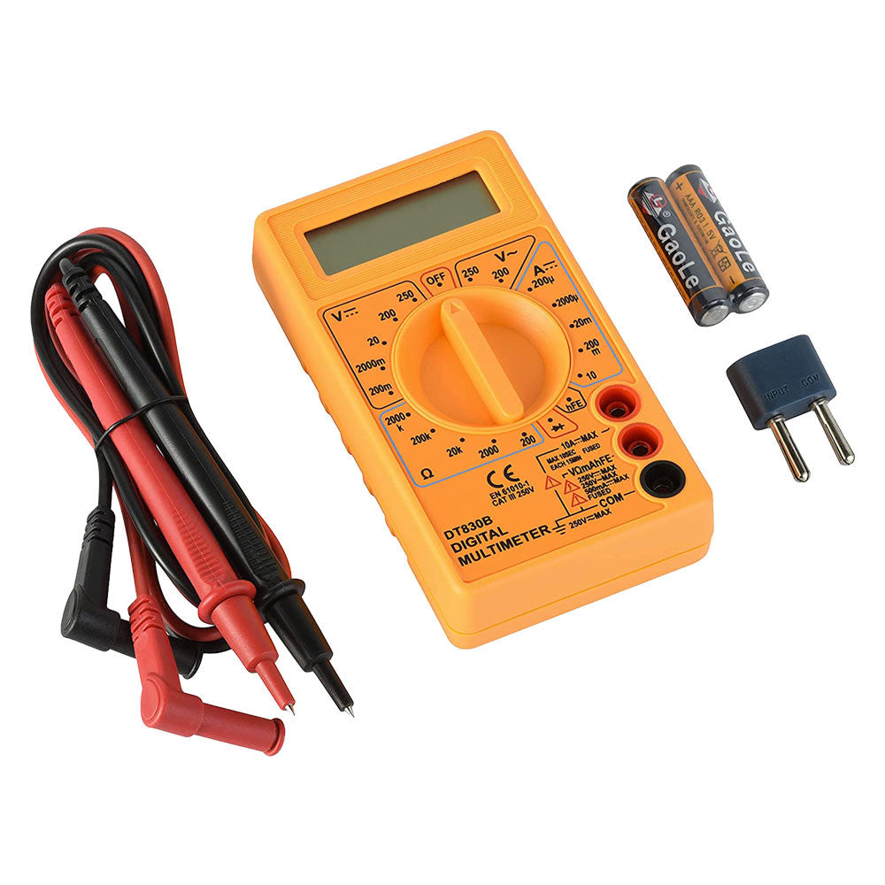 Tester digitale 'dt830b' misura corrente cc max 10a - 59007 ELECTRALINE
