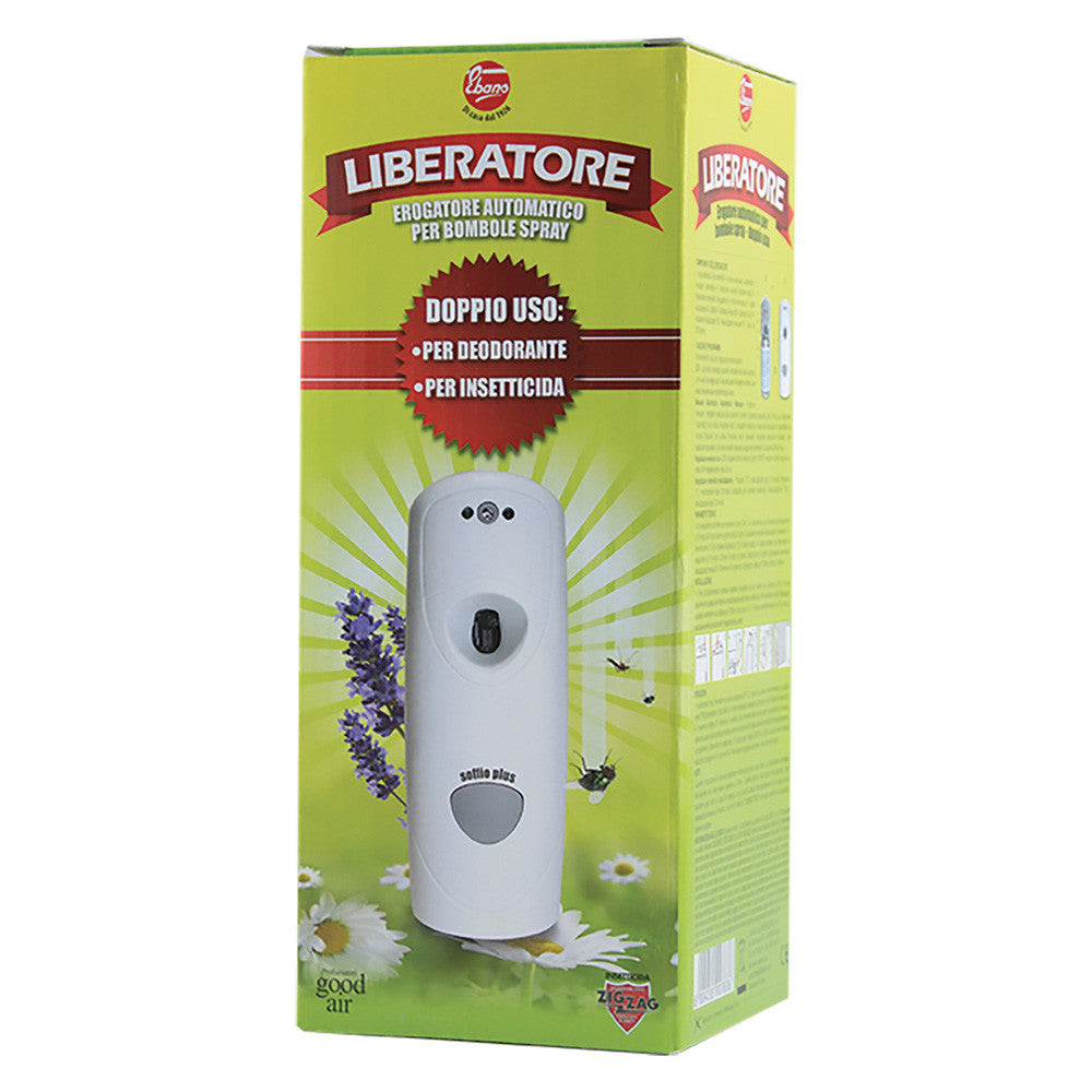 Erogatore bombolette spray 'liberatore' per ambienti interni ZIG ZAG