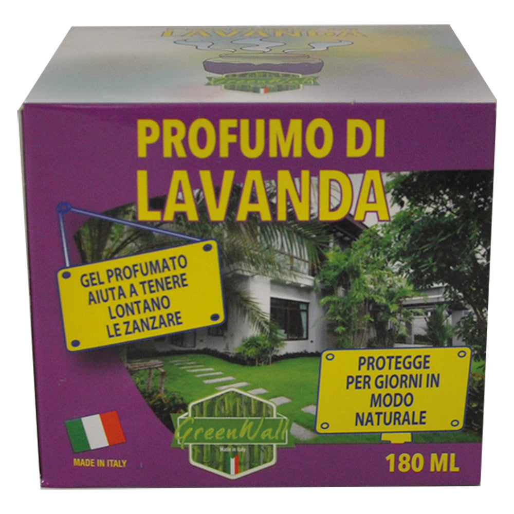 Gel profumato antizanzare ml. 180 - fragranza lavanda GREENWALL