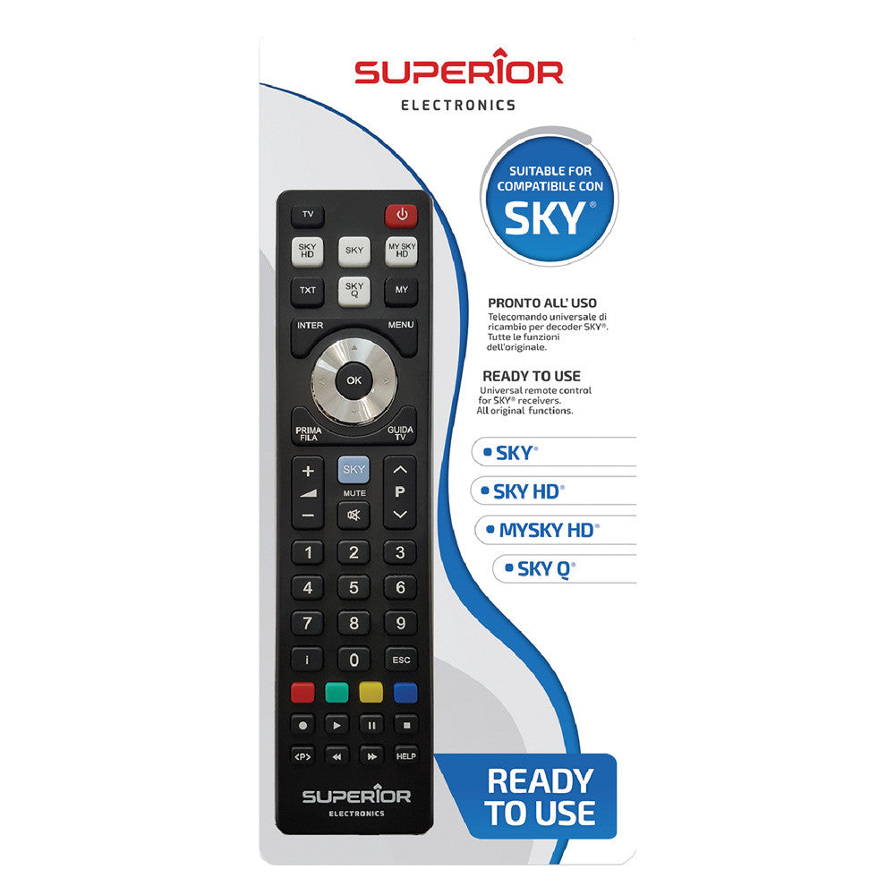 Telecomando compatibile per tv 'replacement sky' tipo universale SUPERIOR