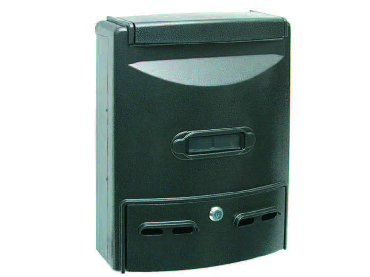 Cassetta postale in alluminio portariviste per esterni europa grigia - cm.28,5x10x38h. colore grigio SICURO