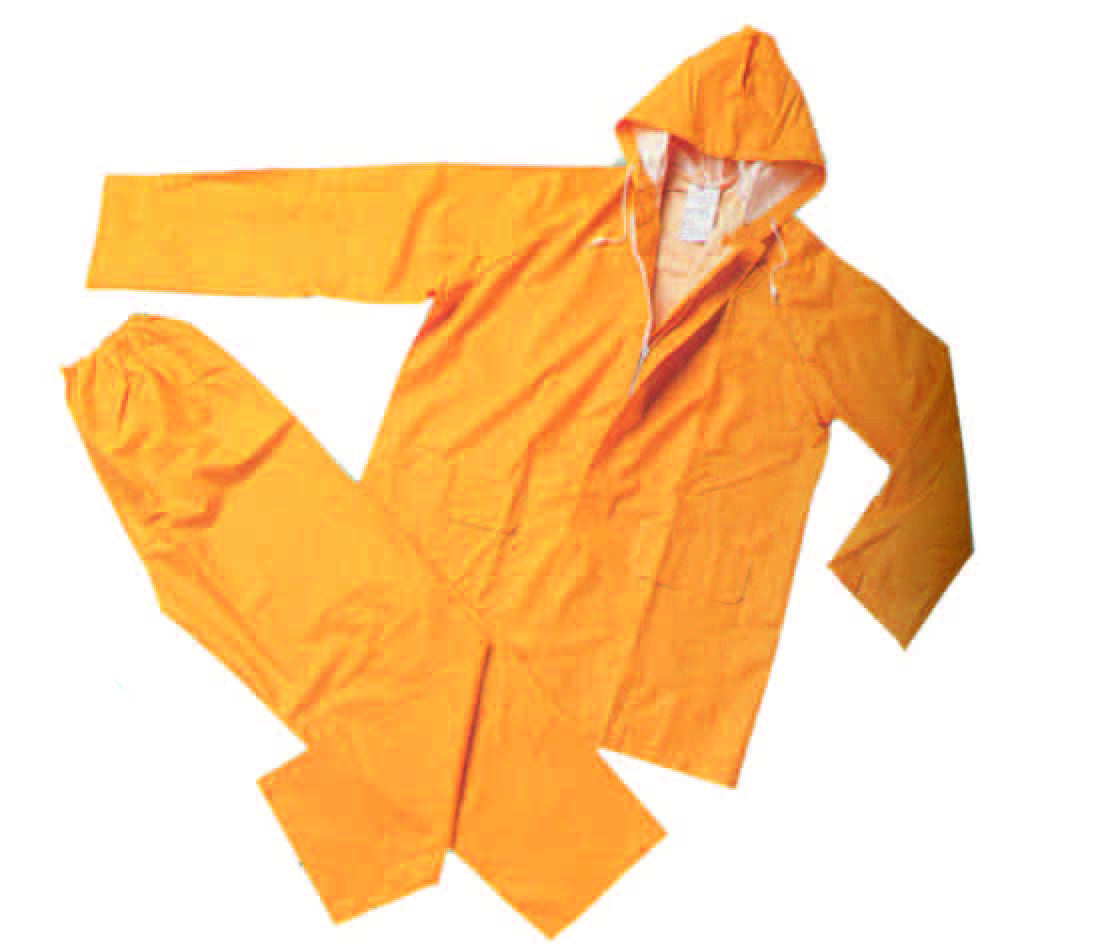 Impermeabile giacca/pantalone in pvc bispalmato plp giallo PROTEXIO