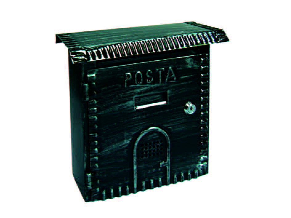 Cassetta postale rustica tipo medio - cm.26x9x26h. MILLE