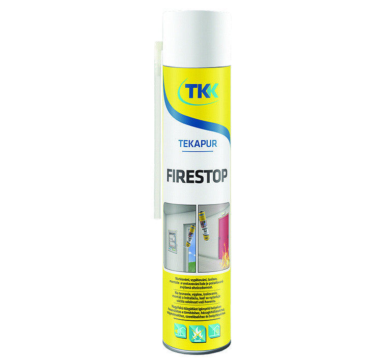 Schiuma poliuretanica tekapur firestop - ml.750 applicazione manuale - rosso TKK