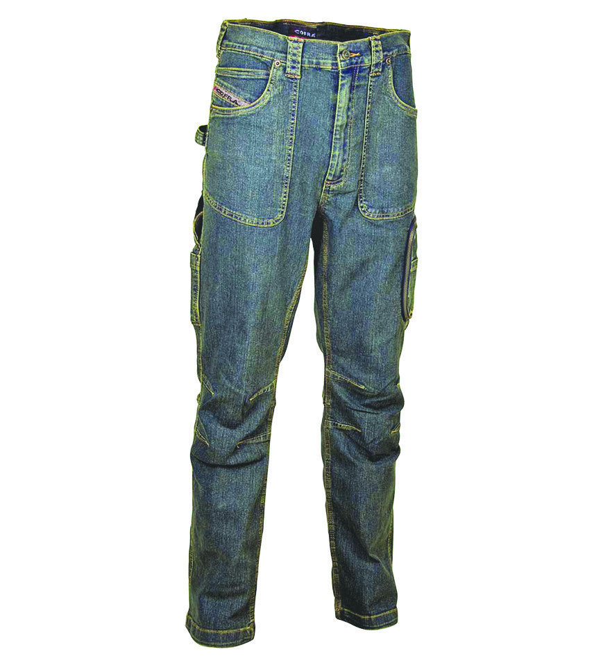 Pantalone barcelona regular blu jeans COFRA