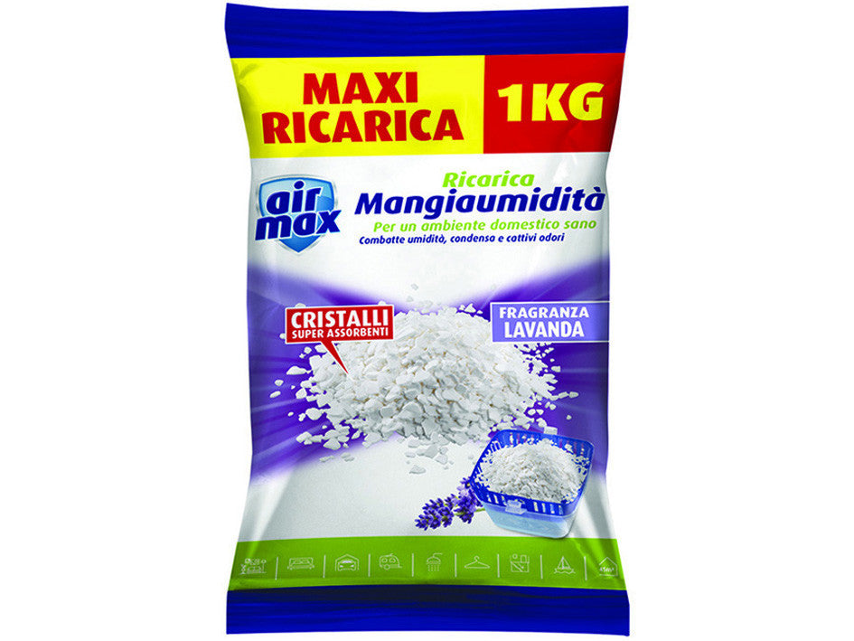 Airmax mangiaumidita' sali ricarica lavanda - kg.1