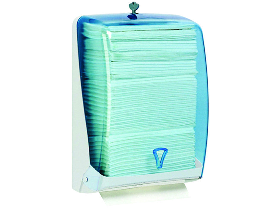 Distributore carta asciugamani piegata a c - cm.28,5x13,5x37,5