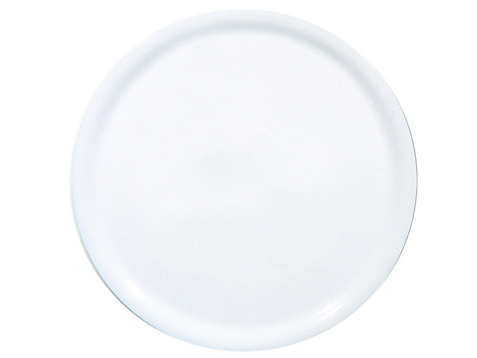 Piatto pizza in porcellana bianca modello napoli cm.31 SATURNIA