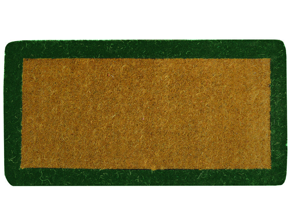 Zerbino imperiale a fascia verde spessore mm.38
