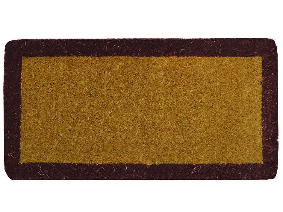 Zerbino imperiale a fascia marrone spessore mm.38