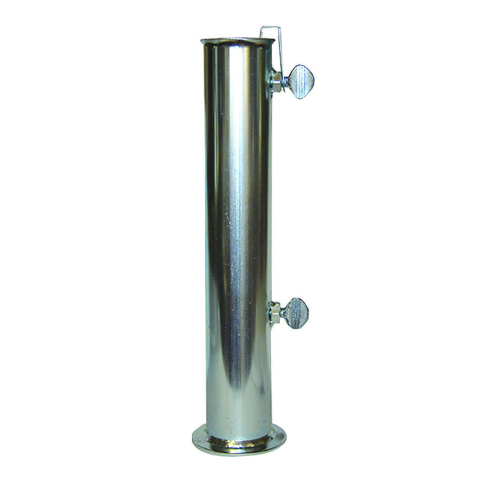 Tubo in ferro zincato per base ombrellone - ø mm.55