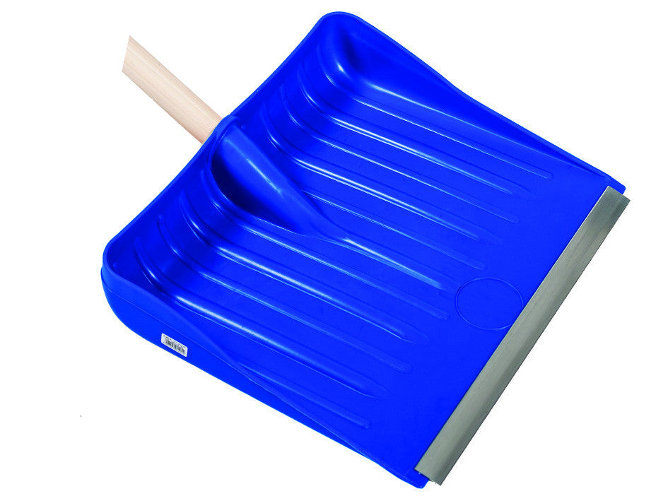 Pala in polipropilene per neve blu con profilo alluminio - cm.45x38h, gr.1020
