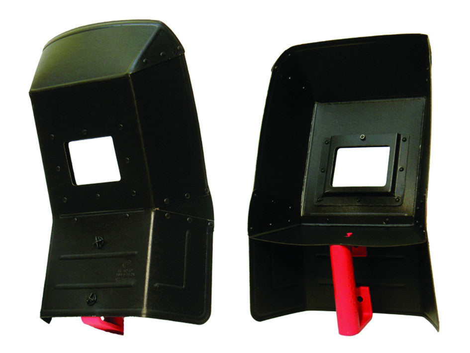 Maschere di protezione curve per saldatrici - mm.260x390x81, peso gr.290