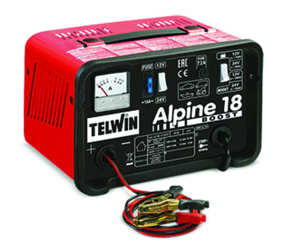 Caricabatterie alpine 18 boost 14a 12/24v TELWIN