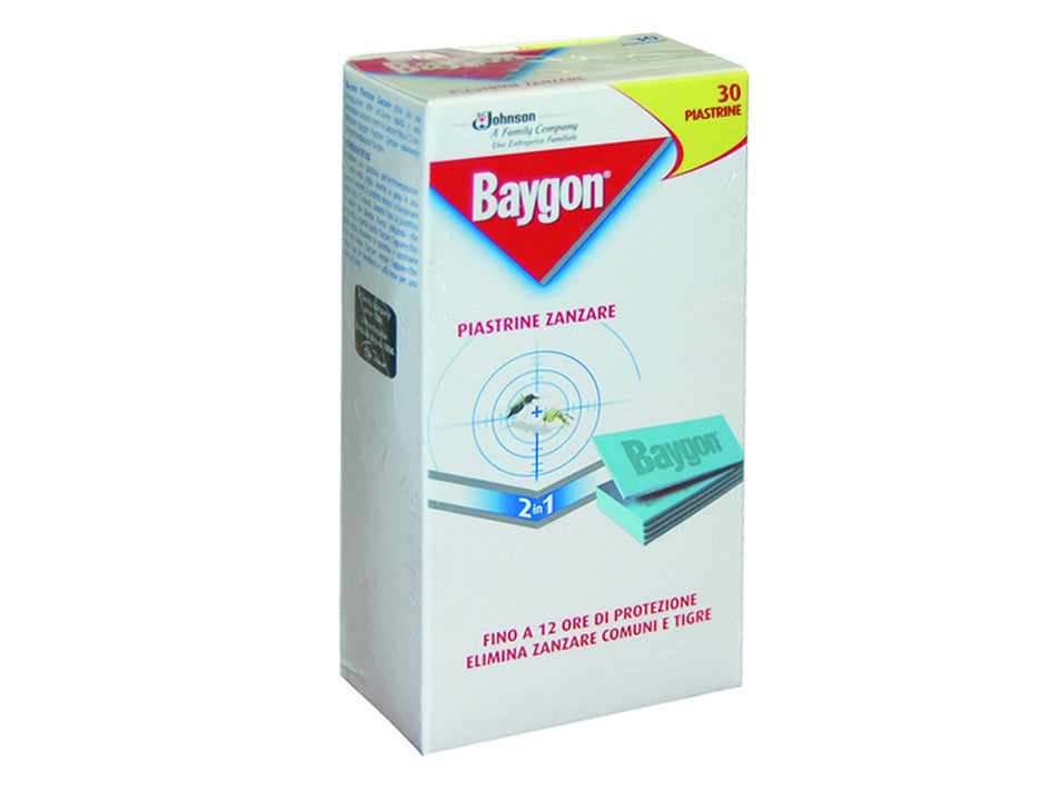 Baygon piastrine antizanzare 30 ricariche - in confez. da pz.30