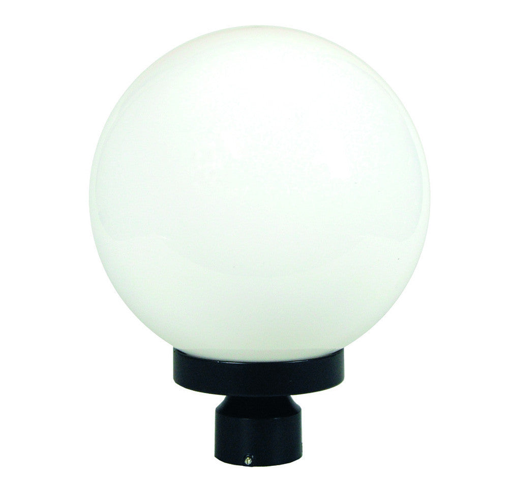 Lanterna per palo mm.60 modello sfera - 100w ip44 mm.250x345h. colore nero SYNTESY