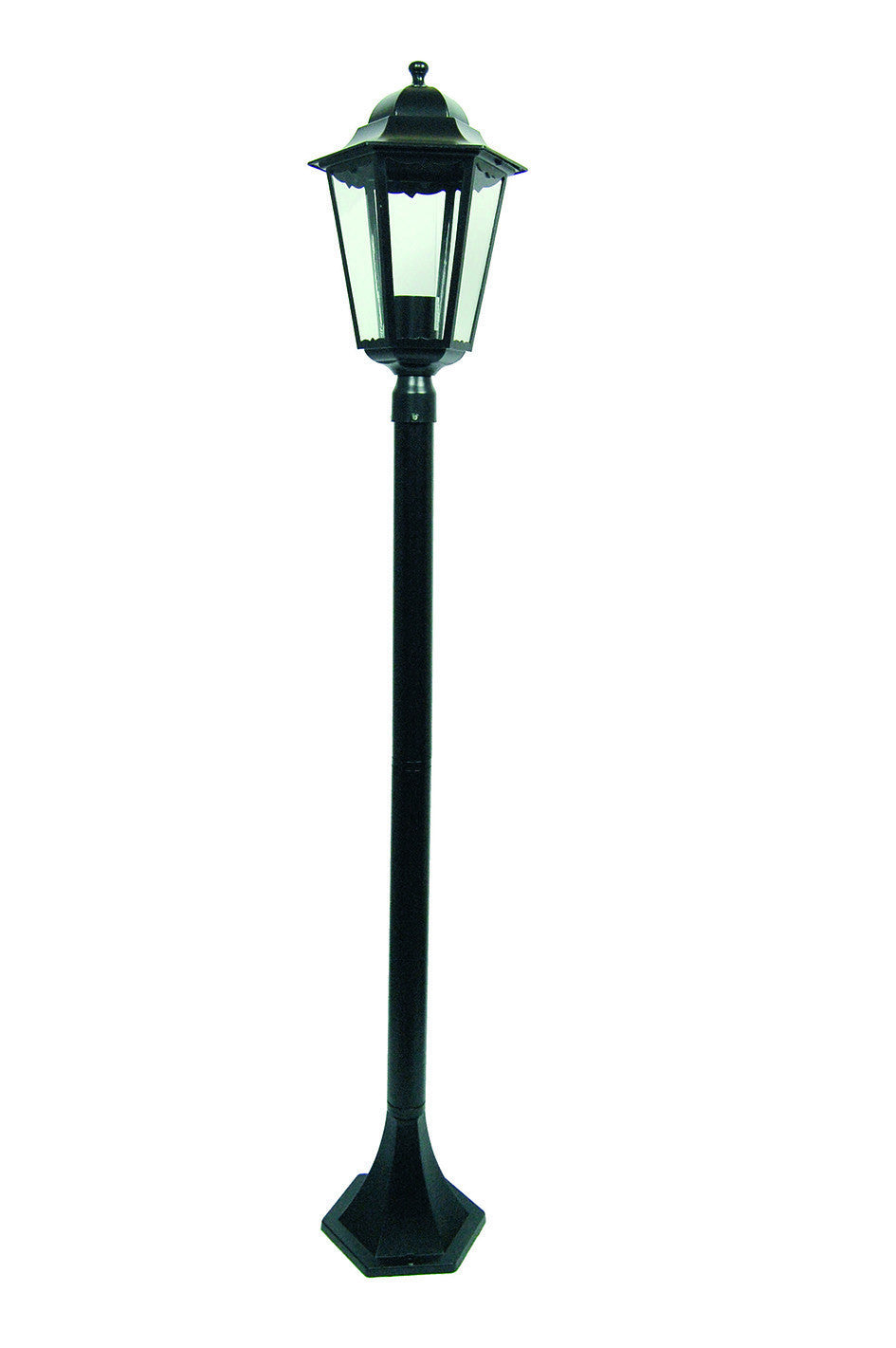 Lampioncino su palo modello berlino - 100w ip44 cm.120h. colore nero SYNTESY