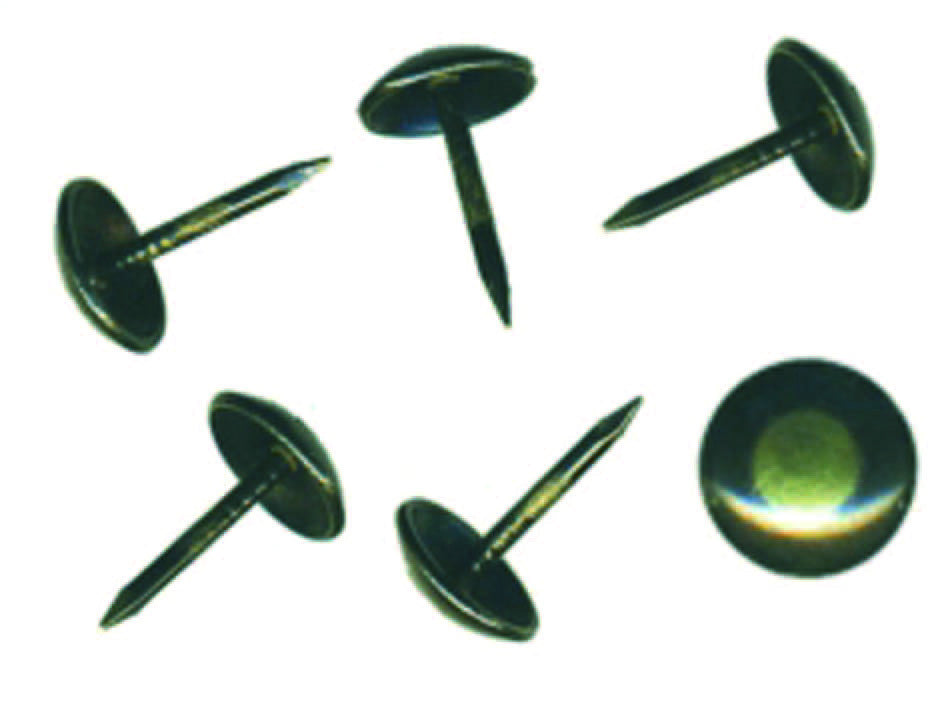 Bullette da tappezziere acciaio bronzato sfumato - ø mm.9x15h. in scatola da pz.1000