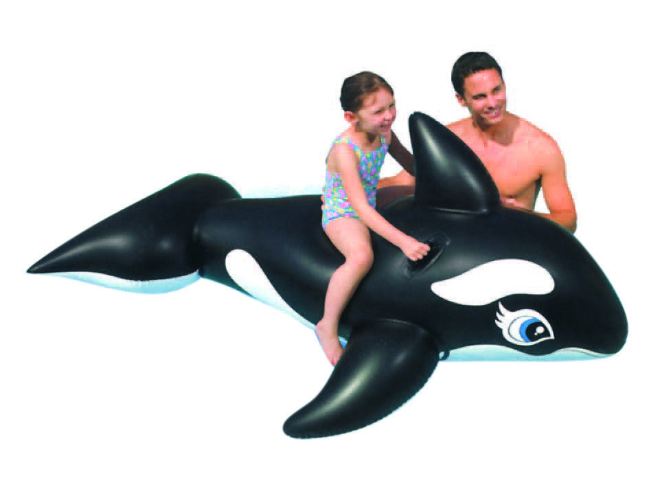 Orca gonfiabile cavalcabile  +3 anni - cm.193x119 - peso kg.1,60 (58561) INTEX