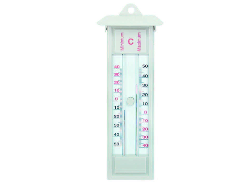 Termometro in abs minima-massima - mm.65x230h. LADY DOC