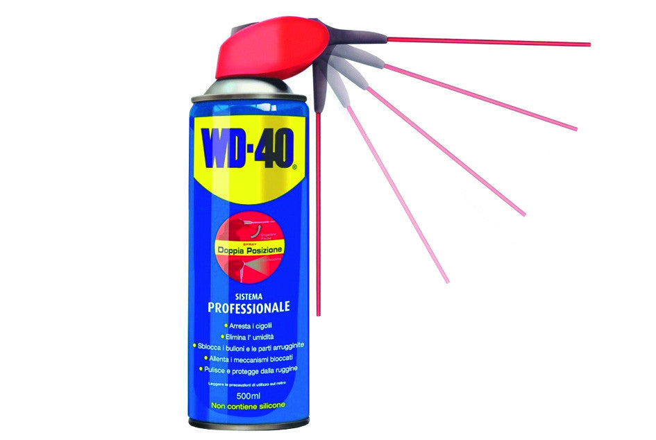 Wd-40 lubrificante spray multiuso 5 funzioni ml.500 - ml.500 spray c/erogatore a doppia posizione WD40