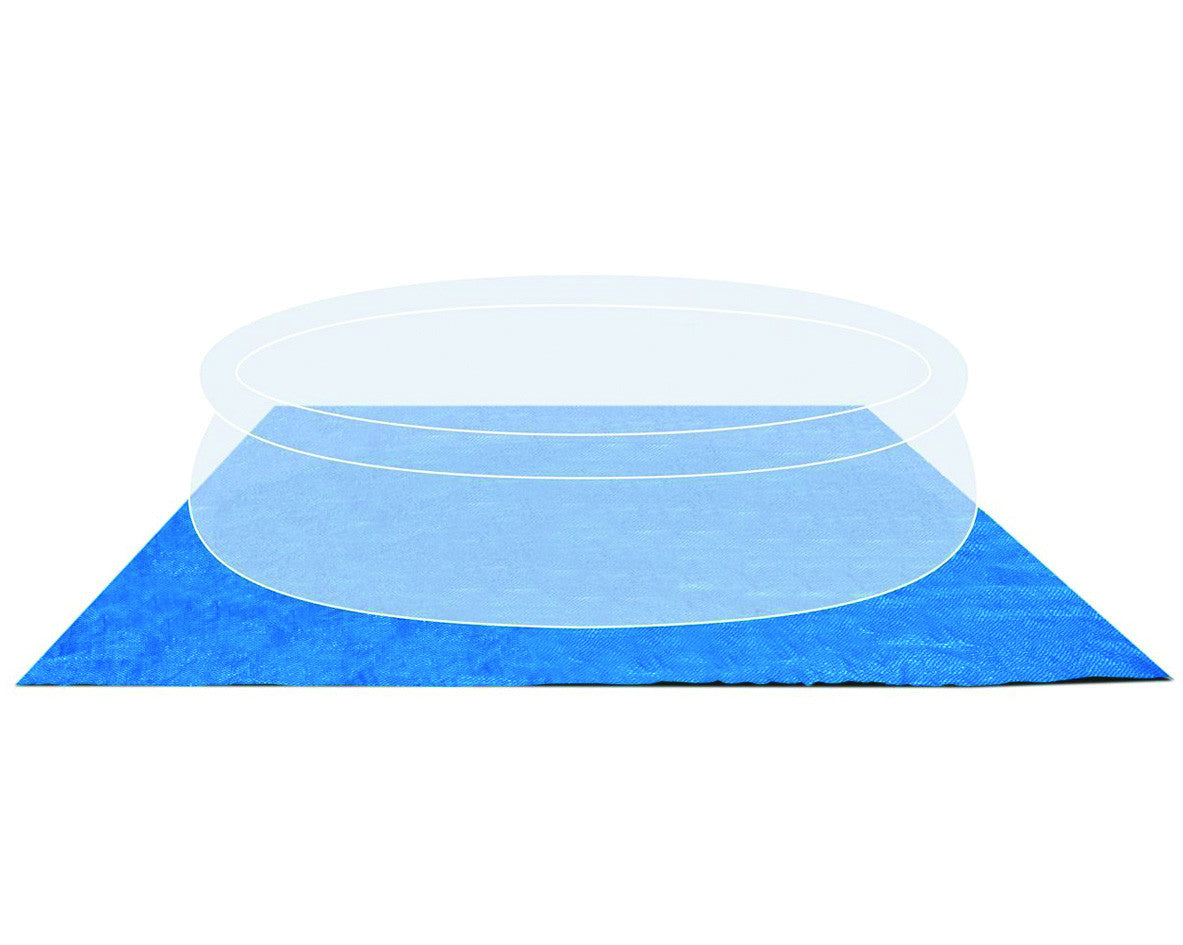 Tappeto quadrato di sottofondo per piscine - cm.472x472 - peso kg.2,05 (28048) INTEX