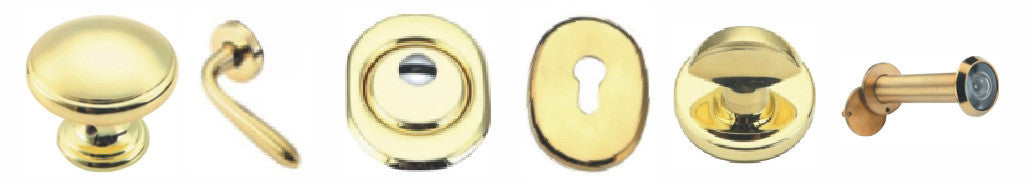 Porta blindata-kit accessori oro dx