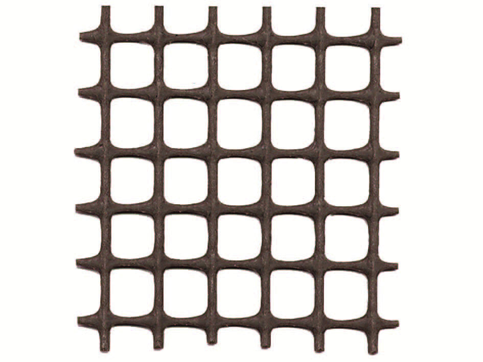 Rete in plastica quadra marrone mm.10x10 - maglia mm.10x10, altezza cm.100 T-REX