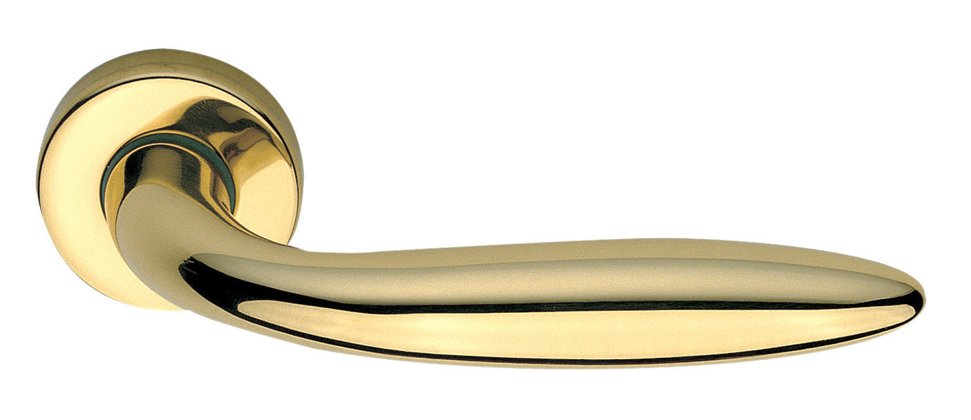 Maniglia new softc-rosetta inox brass(oro) FRASCIO