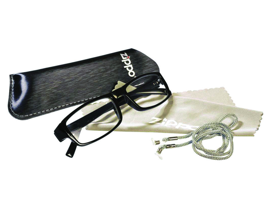 Custodia per occhiali da lettura - nera ZIPPO