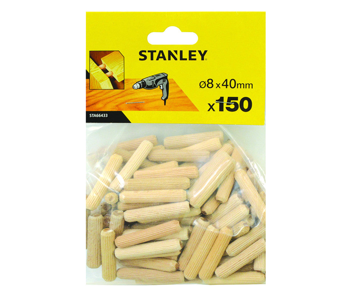 Tasselli in legno per spinare - ø mm.10 conf pz.120 (sta66435) STANLEY