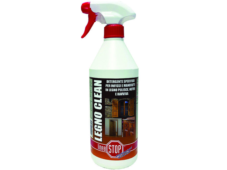 Legno clean detergente specifico per la pulizia di infissi in legno - ml.750 in flacone spray DIXI