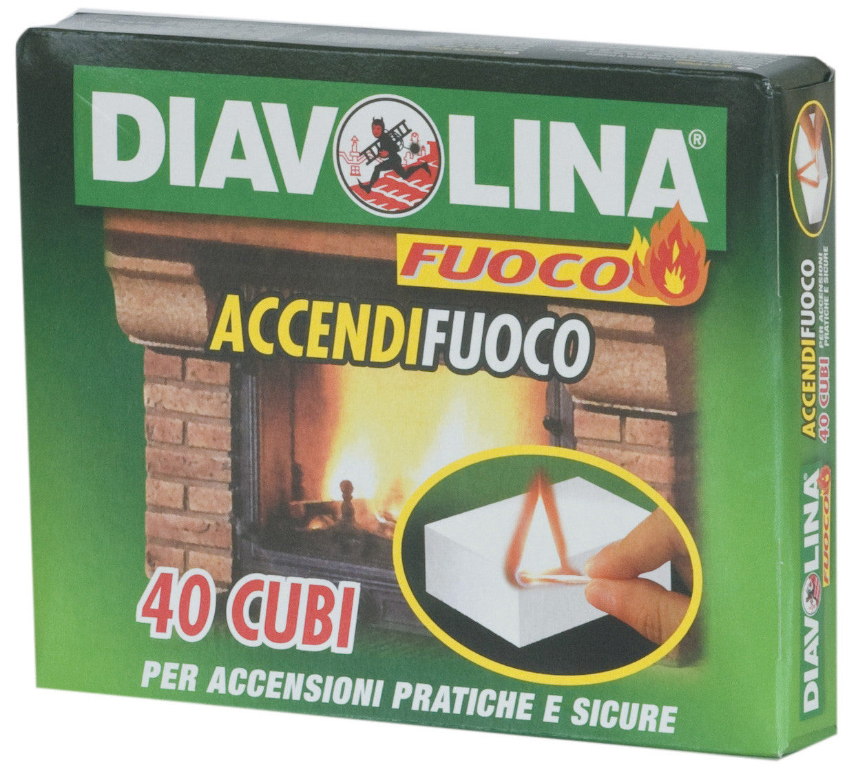 Accendifuoco 40 cubi diavolina art.15300 FACCO GIUSEPPE & C.