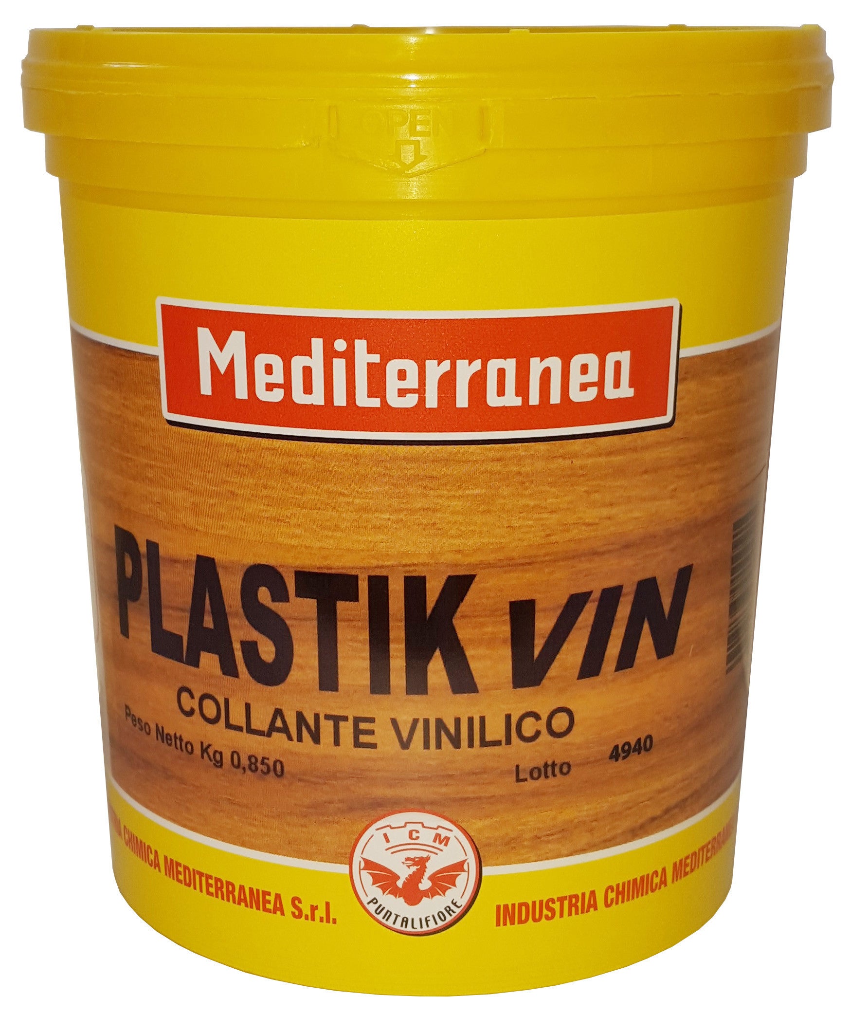 Colla vinilica plastik vin 0,850 kg INDUSTRIA CHIMICA MEDITE