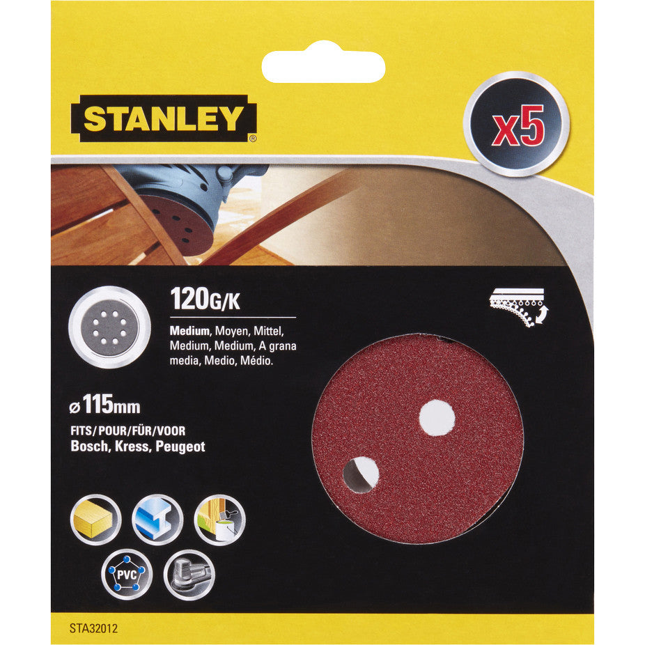 Piranha/stanley sta32012 (x32012)  5 dischi vel.rot-orb 115 gr.120
