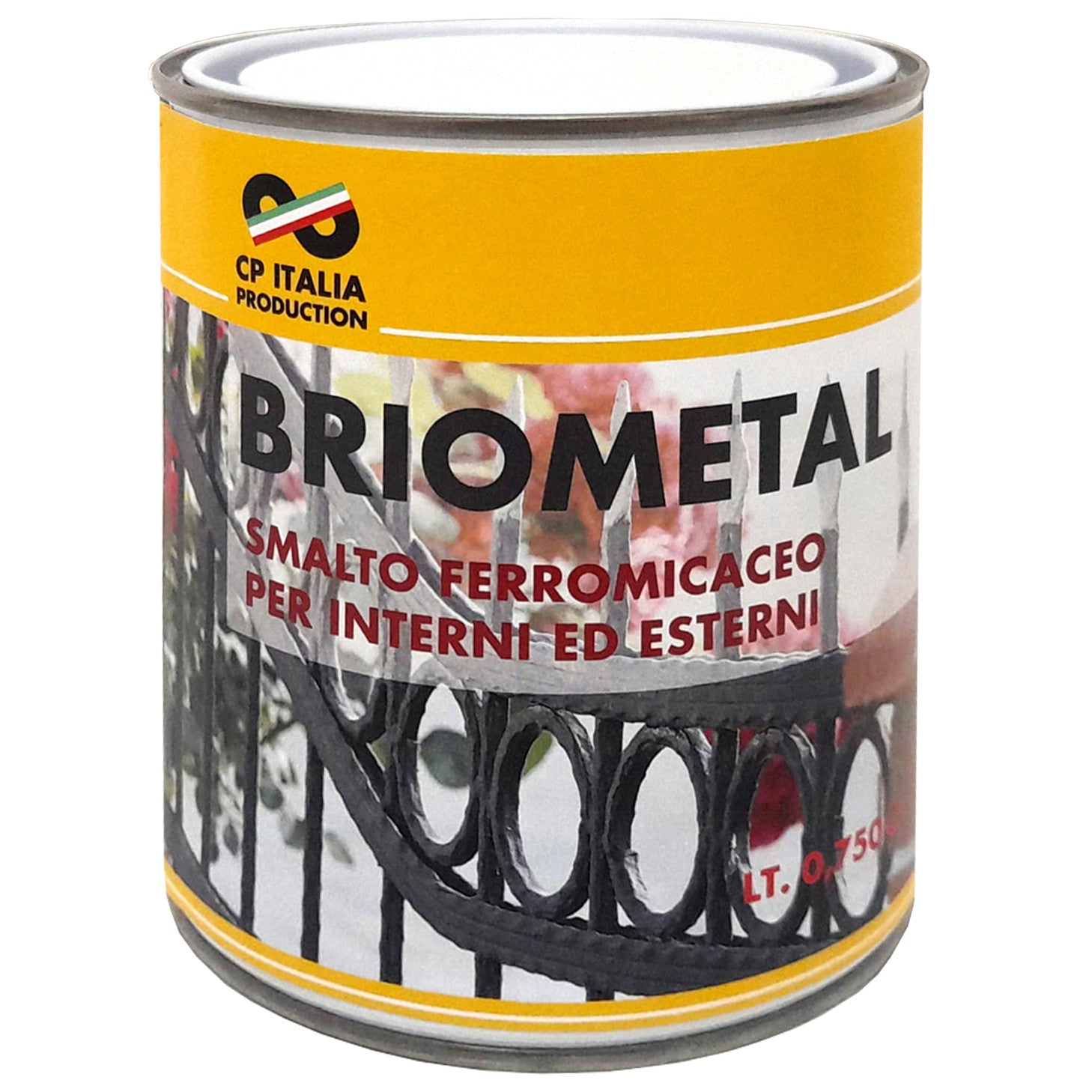 Smalto micaceo fine briometal gr. grafite 740 lt.0,750