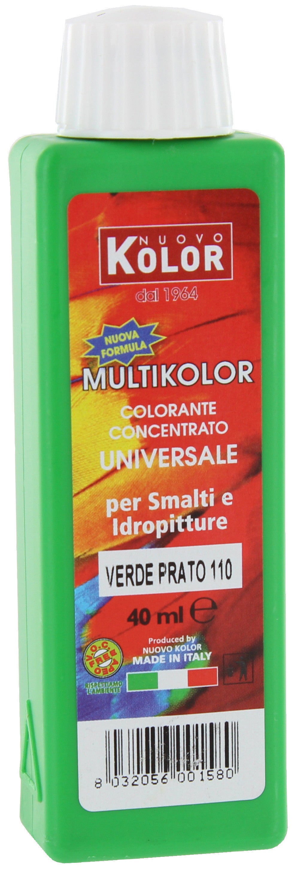 Colorante universale ml.40 verde ossido 110rl