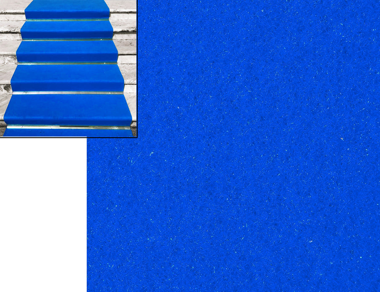 Passatoia elea basic colore blu zaffiro - mt.50x1h