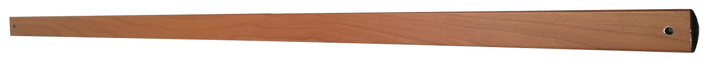 Stecca per ombrellone decentrato in alluminio - colore legno - mm 20x30