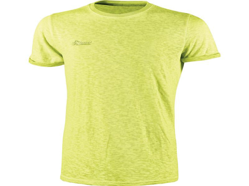 U-power t-shirt fluo giallo tg.m