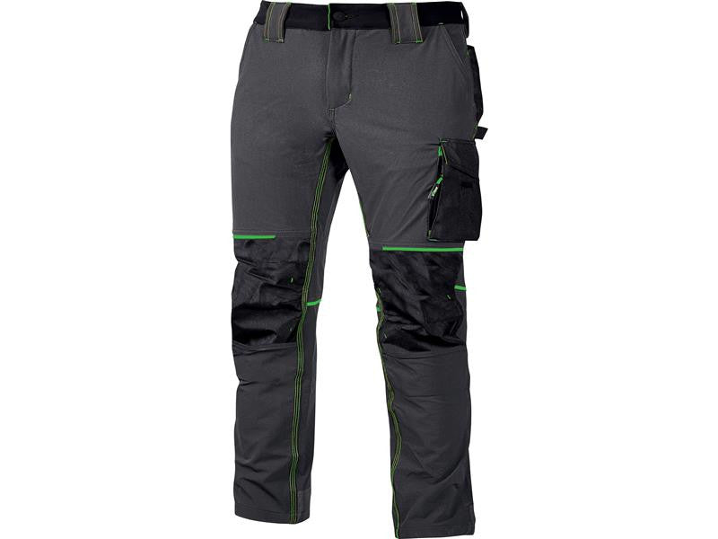 U-power pantalone atom slim fit grigio-verde tg.m